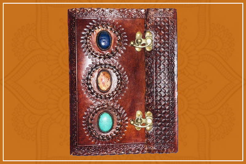 Burned Premium - Burned Leather Jounal with Double Lock